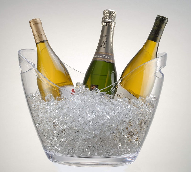 Prodyne Vino Gondola Wine Bucket , Clear - Image 3